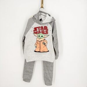 Star Wars Gray and Red Matching Set with Baby Yoda Design